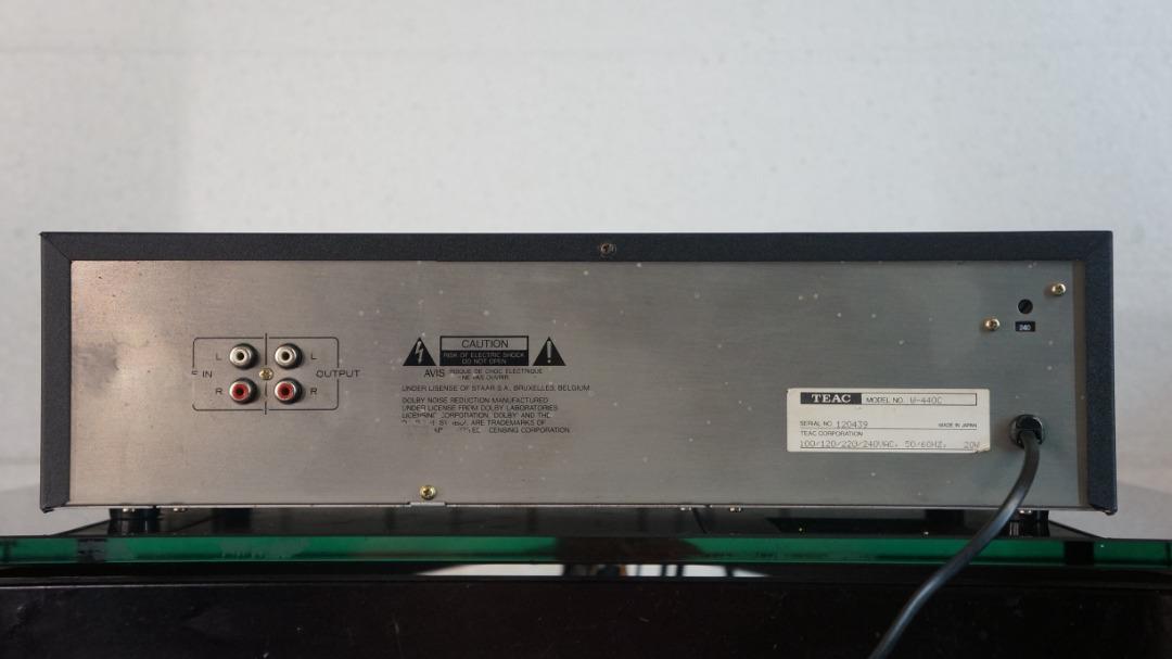 TEAC W440C Vintage Stereo Double Cassette Deck, Audio, Other Audio