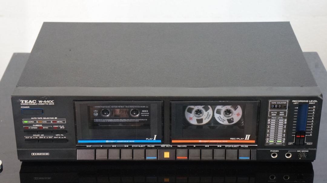 TEAC W440C Vintage Stereo Double Cassette Deck, Audio, Other Audio