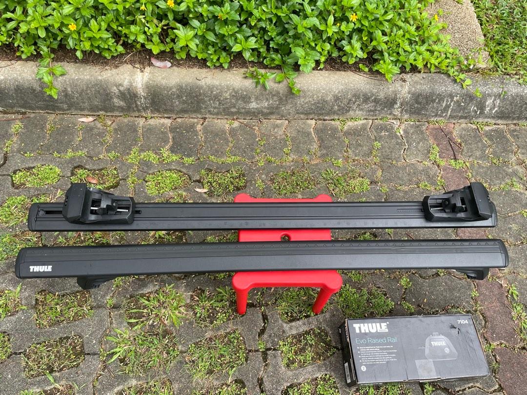 Thule Roof Rack Evo Raised Rail and wingbar Evo 118, Car Accessories