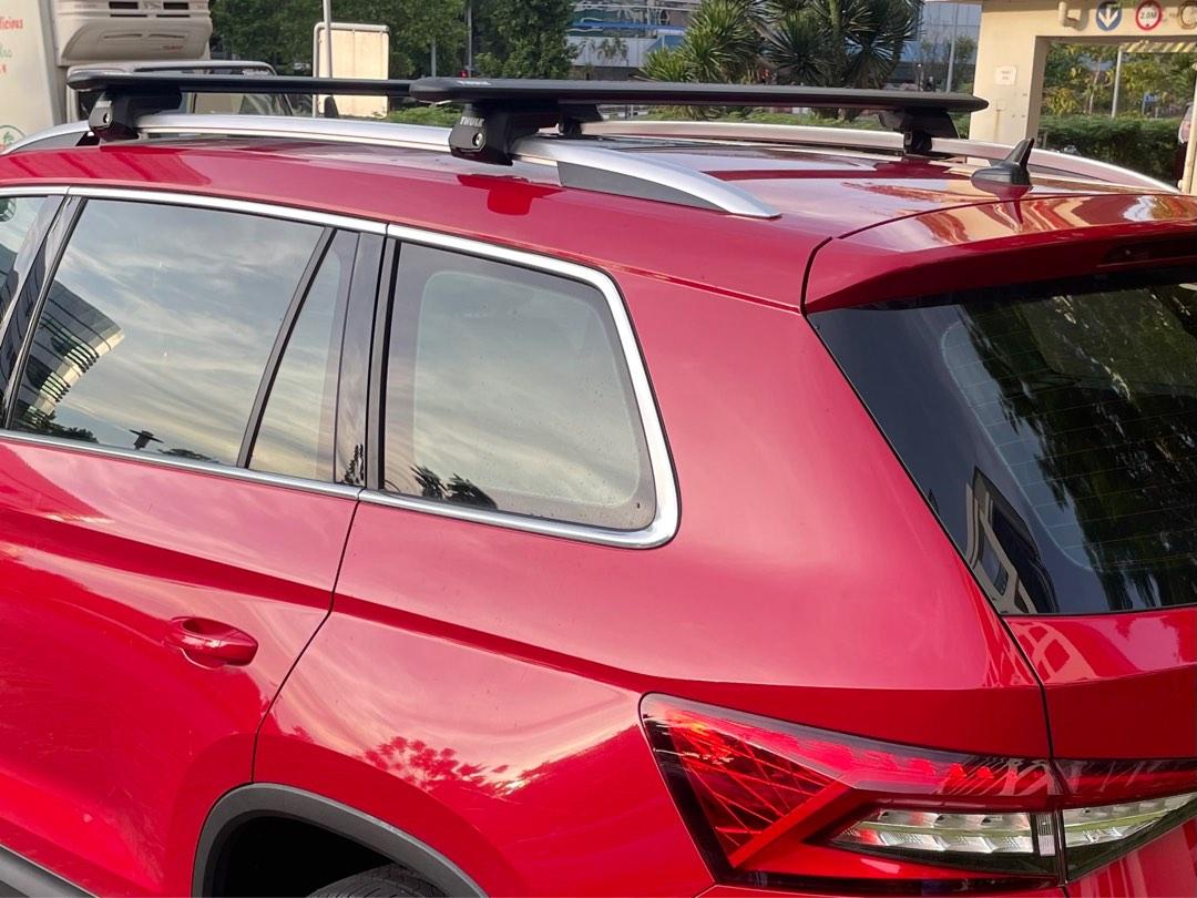 Thule Roof Rack Evo Raised Rail and wingbar Evo 118 Car