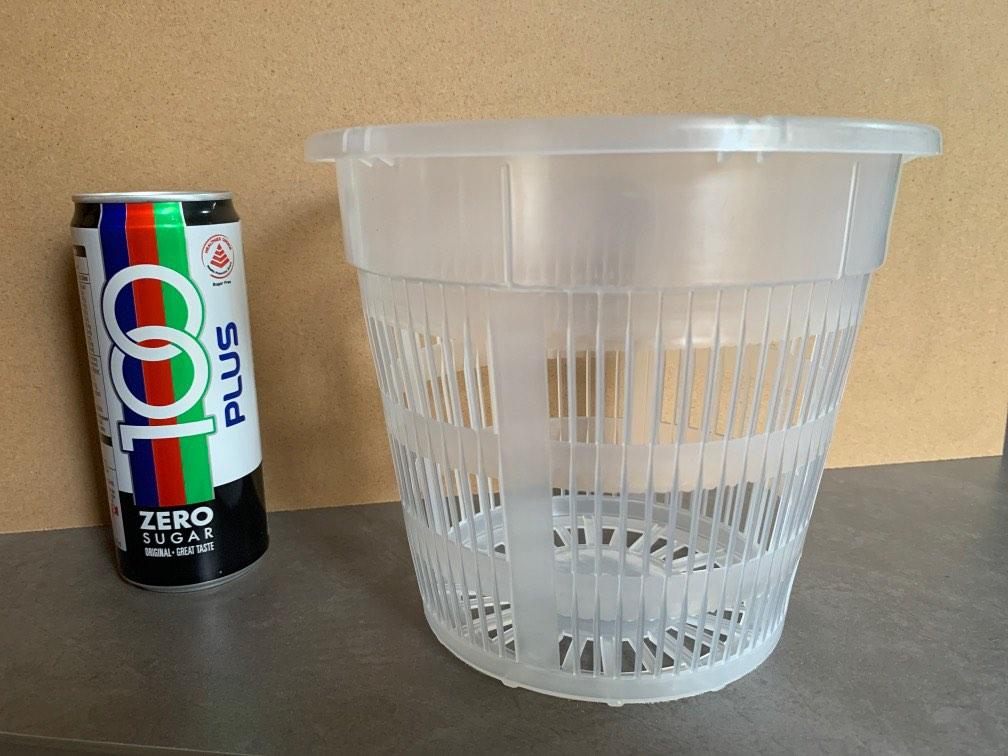 Transparent pot for aroid/foliage/orchids, Furniture & Home Living