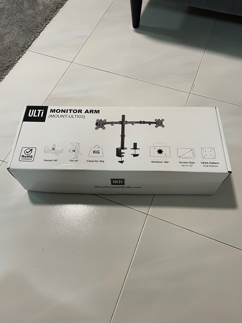 Ulti Evo Dual Monitor Stand, Computers & Tech, Parts & Accessories, Other Accessories on Carousell