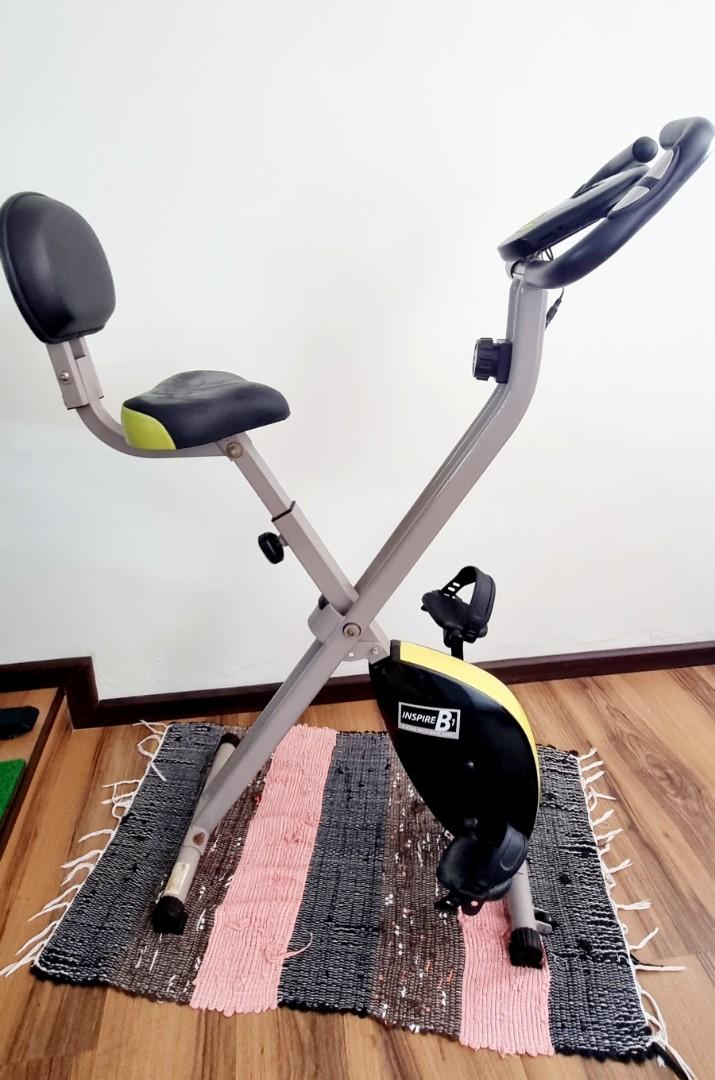 USED but not abused compact home exercise bike