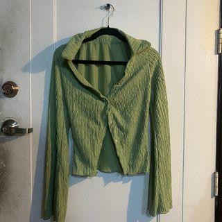 V-front Polo Top