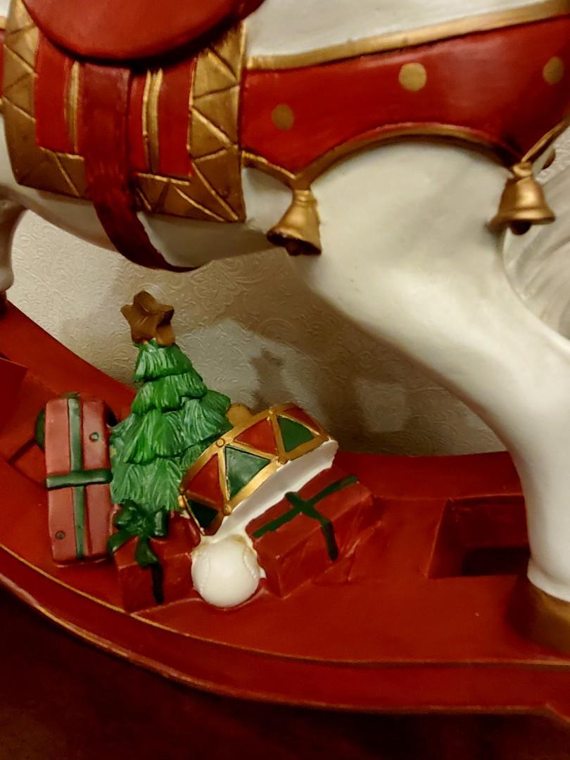 Villeroy & Boch Wooden Crafted Rocking Horse, Furniture & Home Living