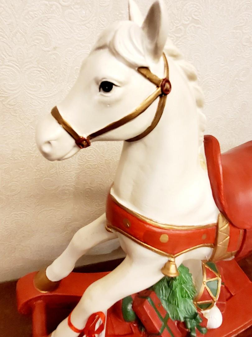 Villeroy & Boch Wooden Crafted Rocking Horse, Furniture & Home Living