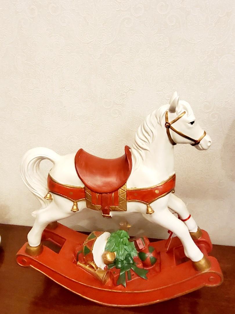 Villeroy & Boch Wooden Crafted Rocking Horse, Furniture & Home Living