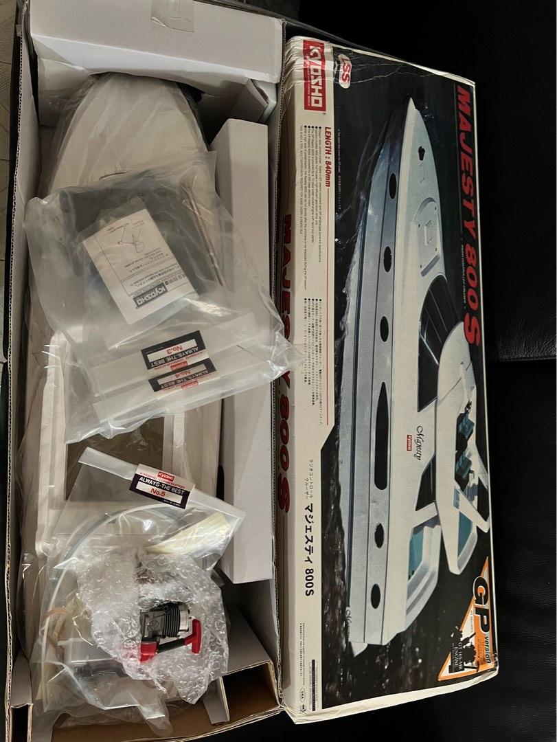 Vintage Kyosho Engine power RC boat Majesty 800S, 興趣及遊戲, 玩具 & 遊戲類