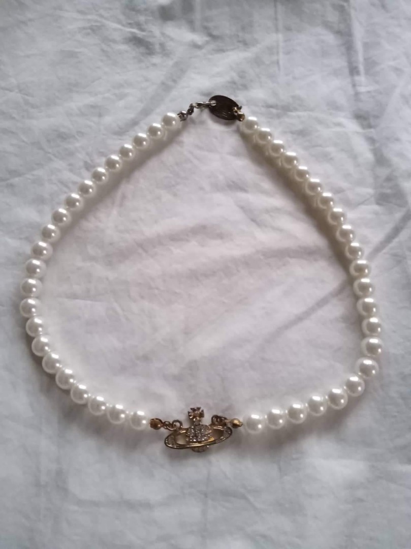 Vivienne westwood dupe necklace, Women's Fashion, Jewelry & Organizers