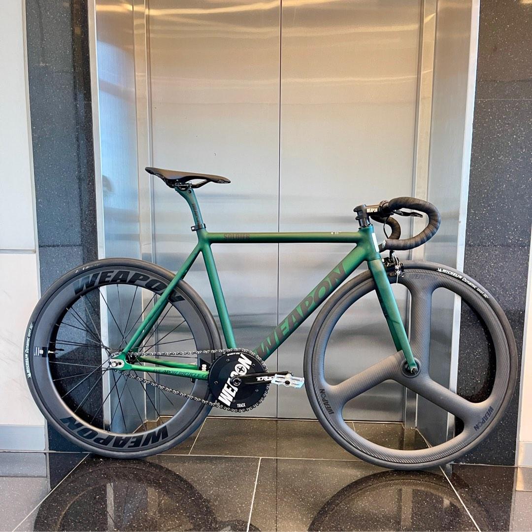 Weapon fixie bike fixed gear bike brand new frame set 450 complete bike 750