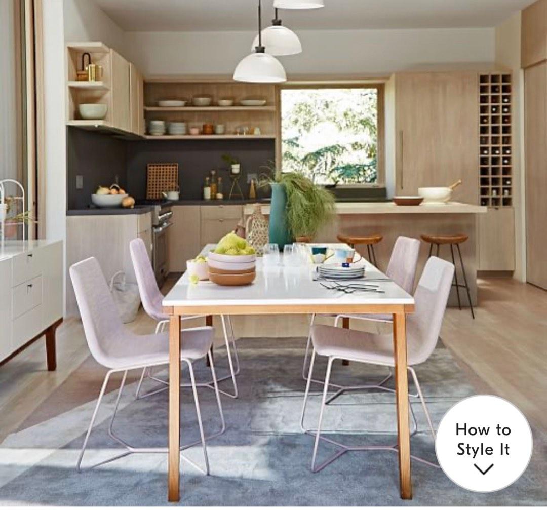 West elm best sale slope dining chair