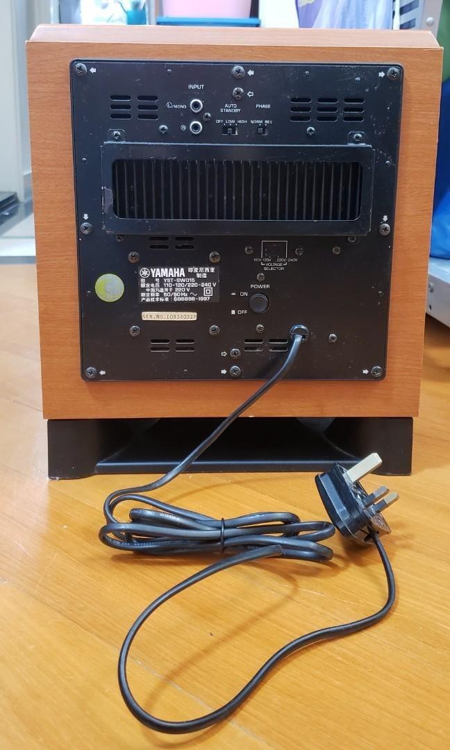 YAMAHA YSTSW015 Subwoofer, 音響器材, Soundbar、揚聲器、藍牙喇叭、耳擴 Carousell