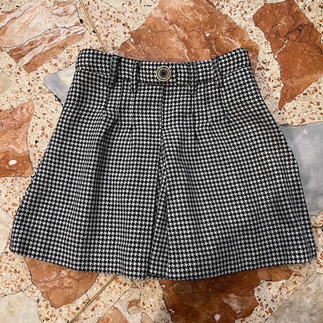 Zara Kids Checkered Skirt, Babies & Kids, Babies & Kids Fashion on