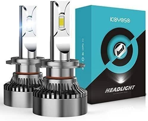 KOYOSO H7 LED Bulb, 120 W, 32,000 LM, Compatible with DC 12 V for Energy Efficiency