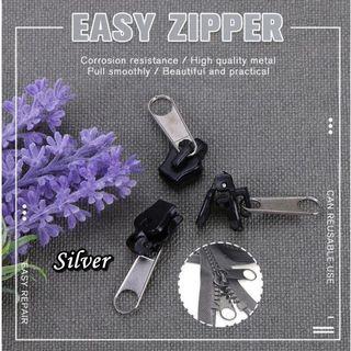 1 One Enjoy Upgraded Zipper Pull Replacement Metal Zipper Handle Mend Fixer Zipper Tab Repair for Shoes Luggage Suitcases Bag Jacket (8 Pcs)