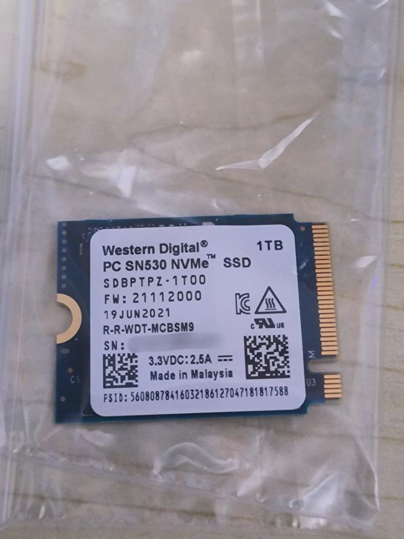 SN740 1TB 2TB 5年保2230 SSD Steam Deck SN530 1T ROG Ally, 電腦