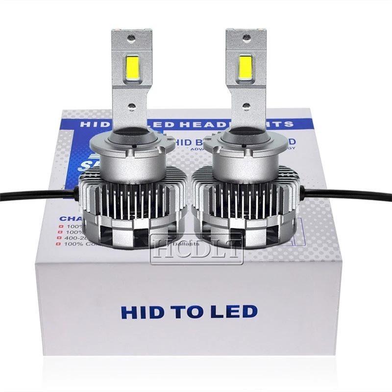 1Set Car Light D1S D2S D3S D4S LED Canbus Headlight D1R D2R D3R D4R D5S D8S  Bulb 35W 4300LM Kit to Replace HID Conversion 6000K