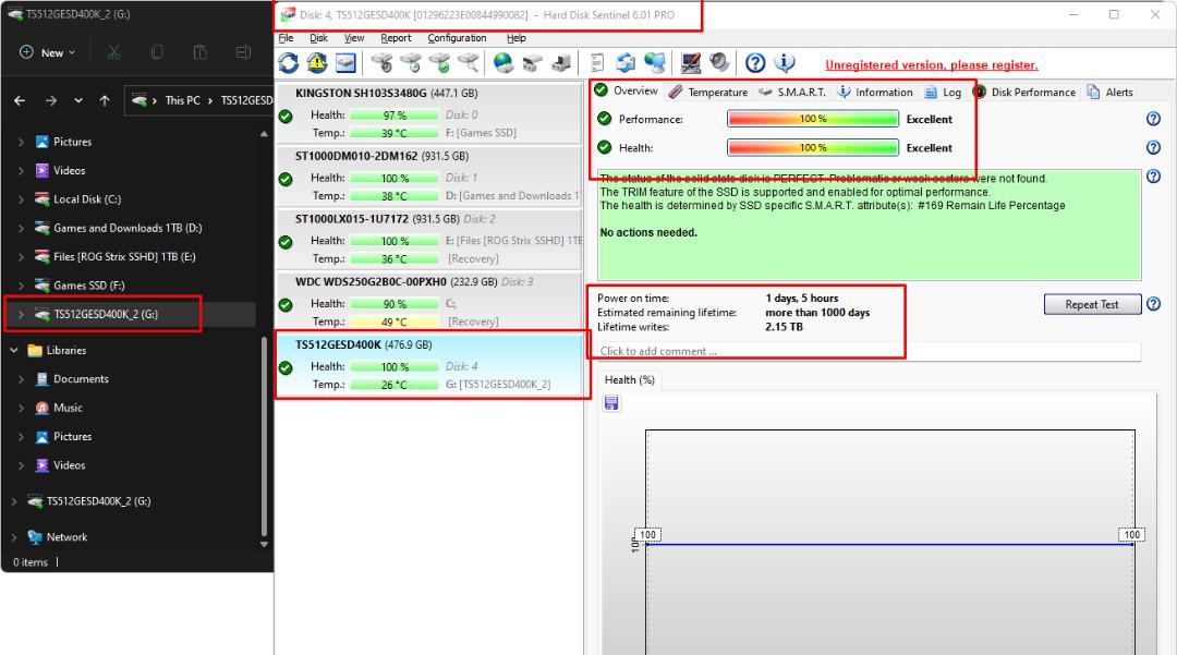 #2 Transcend ESD400 3.0 SSD [512GB] (Category: Hard Disks & Thumbdrives) located in Taytay. Submitted by fromdoolig (Listing ID 1188551900, Image 3). Description: Serial Number: TS512GESD400K Capacity: 512GB No Box | No Spare Cable (Missing Original Cable) RFS: Upgrading to Higher Volume SSD Price: 8k+SF Mode of Payment: Gcash [Payment First] Courier Service: JNT or Lalamove [NO COP/COD].