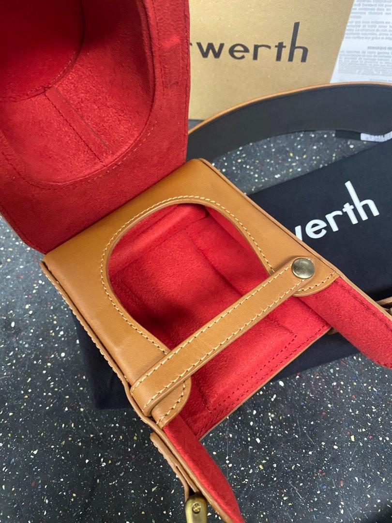 99.99 新Oberwerth Leica Q2 Crossbody Holster (Light Brown), 名牌, 手袋及銀包