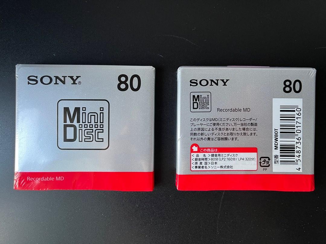新鮮貨] 全新SONY MDW80T 80分MiniDisc MD碟????, 音響器材, 可攜式音響設備- Carousell