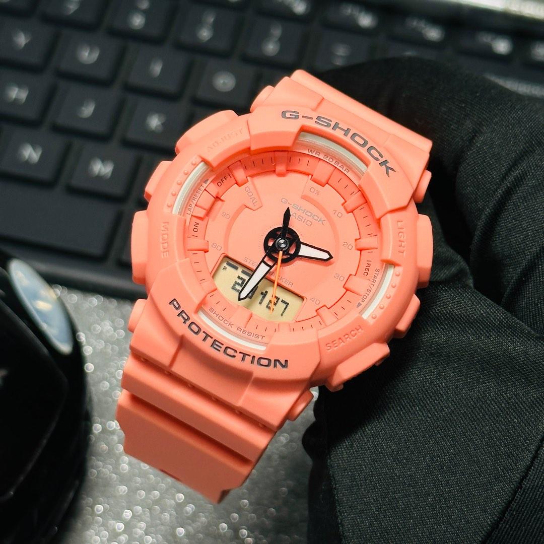 BUY CASIO G SHOCK S SERIES STEP TRACKER ORANGE RESIN BAND WATCH