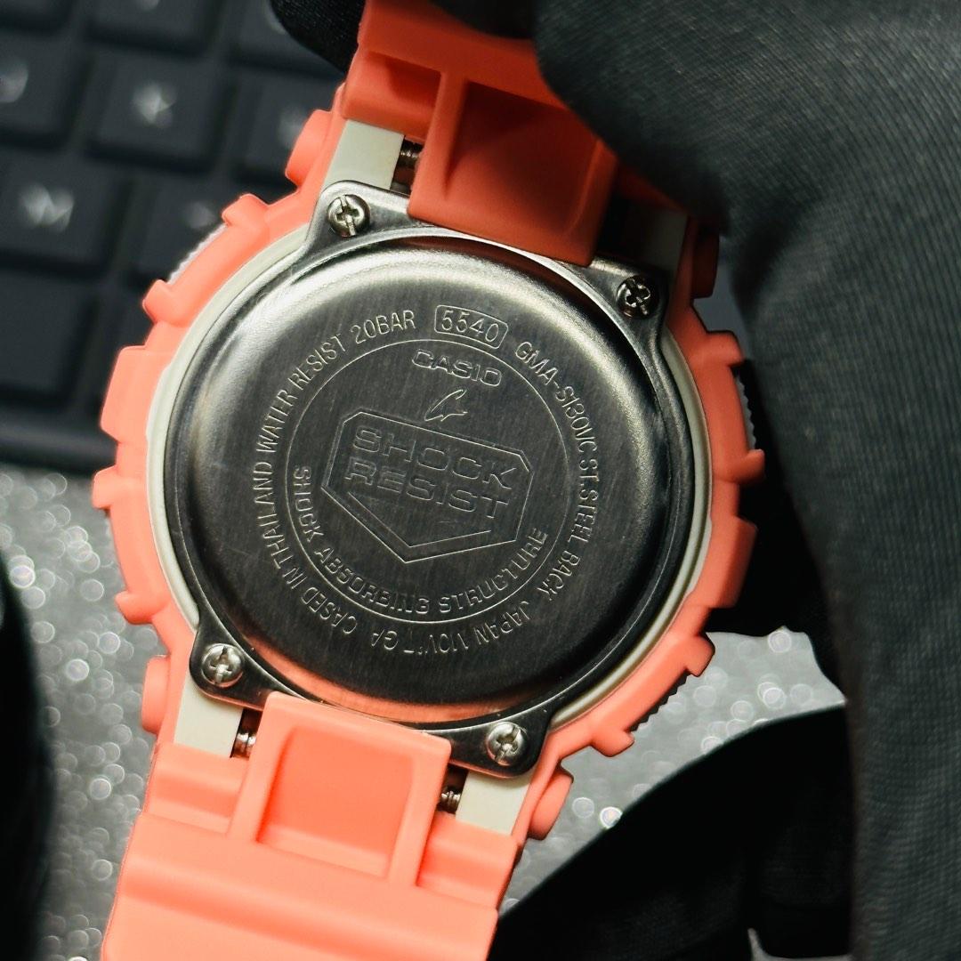 BUY CASIO G SHOCK S SERIES STEP TRACKER ORANGE RESIN BAND WATCH