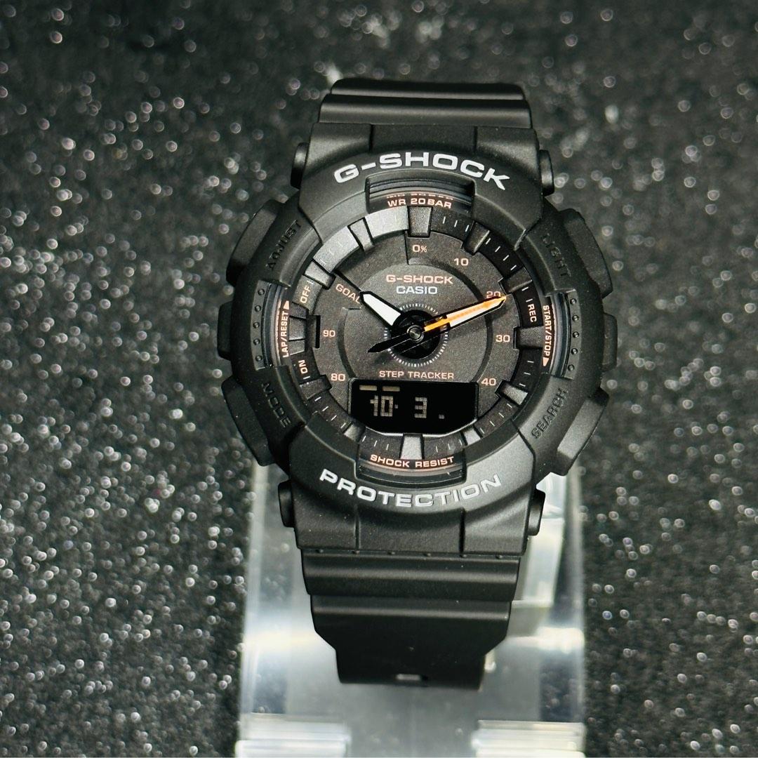 G shock sales step tracker black