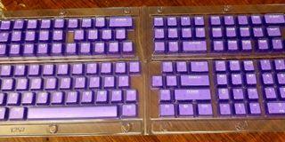 AbS purple keycaps