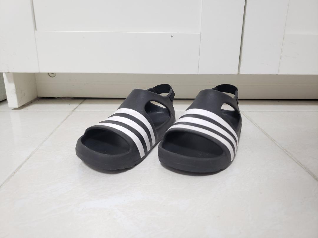 Adidas rubber sandals hotsell