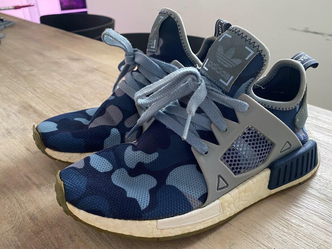 ADIDAS NMD Duck Camo Blue - US 5 1/2, Fashion, Sneakers on Carousell