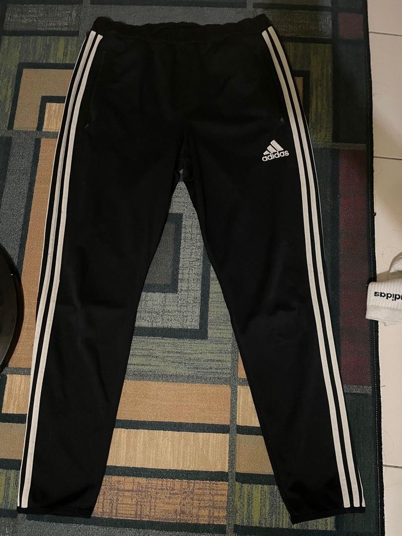 Adidas joggers with online zipper