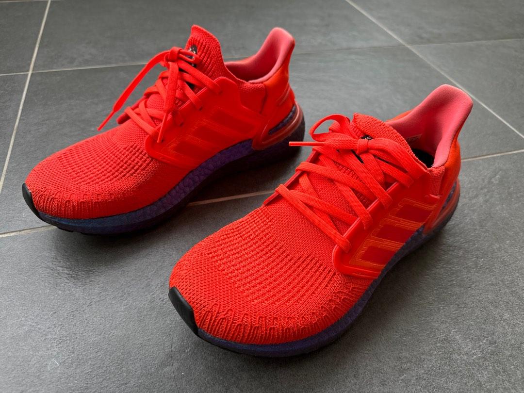 Ultra boost 20 solar red hotsell