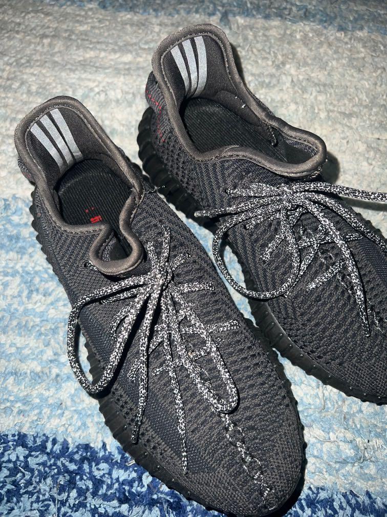 Yeezy v2 triple black reflective discount
