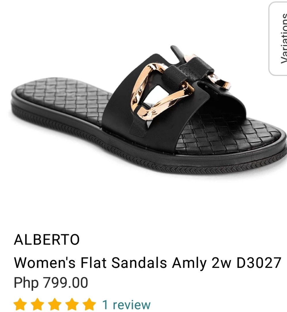 Alberto flat sandals, Women's Fashion, Footwear, Flats & Sandals on ...