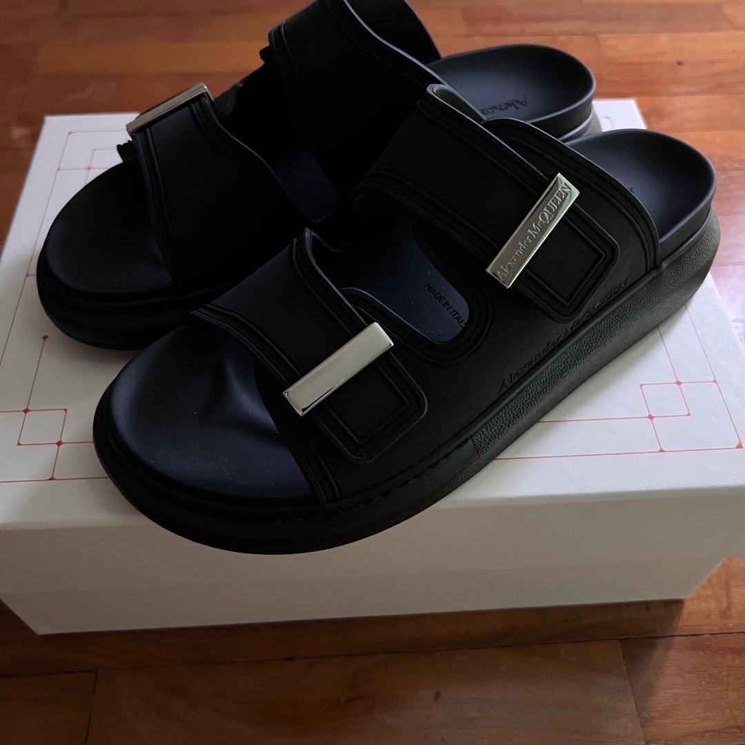 Alexander mcqueen sale slide sandals