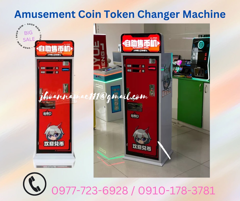 Amusement Coin Changer Vending Machine Security Token Changer Machine