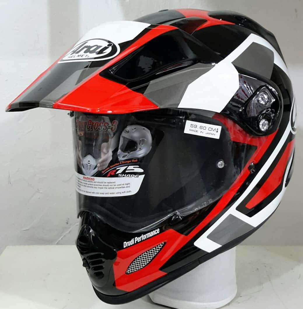 Arai Tour Cross 3 helmet Red Motorcycles Motorcycle