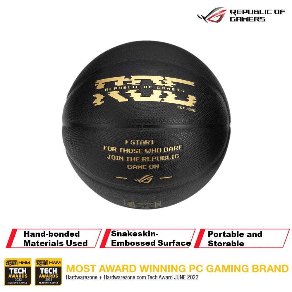 Asus ROG x Spalding Basketball Limited Edition Pixelated ROG Markings ...