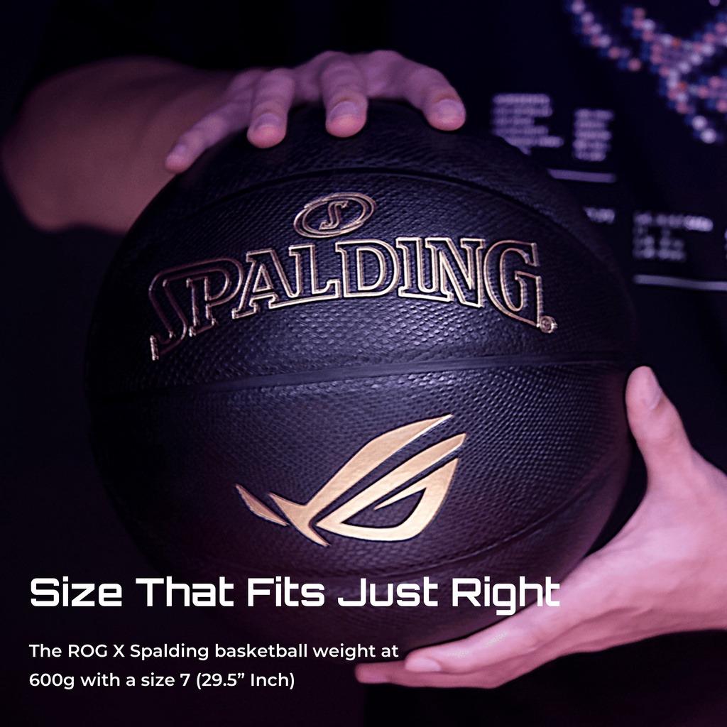 Asus ROG x Spalding Basketball Limited Edition Pixelated ROG Markings ...