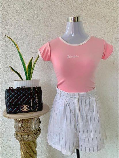 Barbie top, Women's Fashion, Tops, Shirts on Carousell