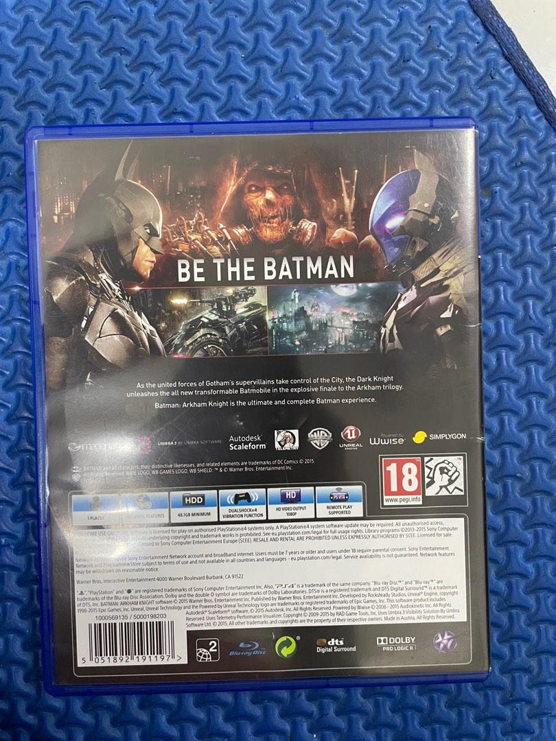 Batman arkham knight - ps4, Video Gaming, Video Games, PlayStation on  Carousell