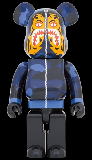 Bearbrick Bape(R) Camo Tiger 1000％ ［RED／PURPLE／BLUE