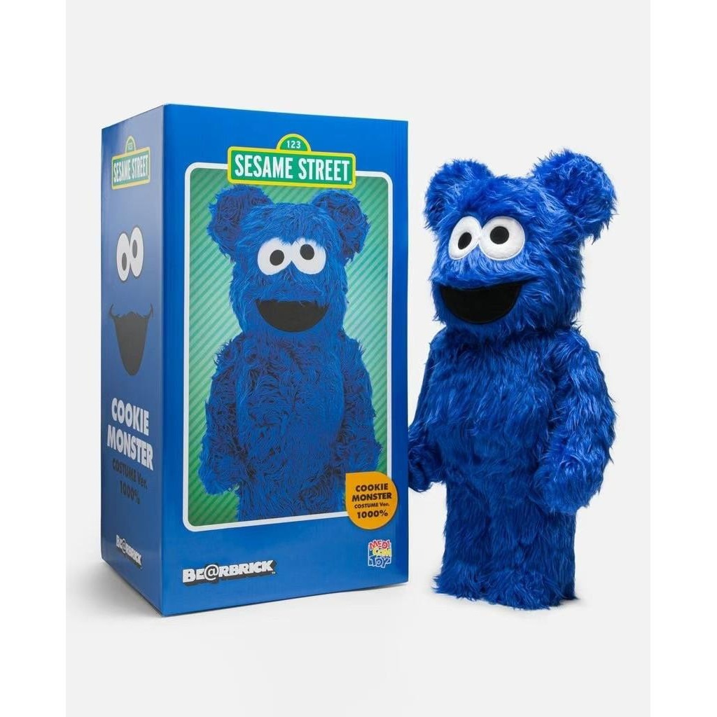 BE@RBRICK COOKIE MONSTER Costume Ver. 400% SESAME STREET クッキー ...