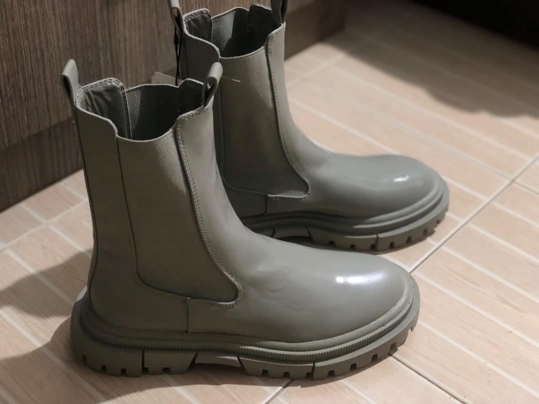 Bershka online chunky boots