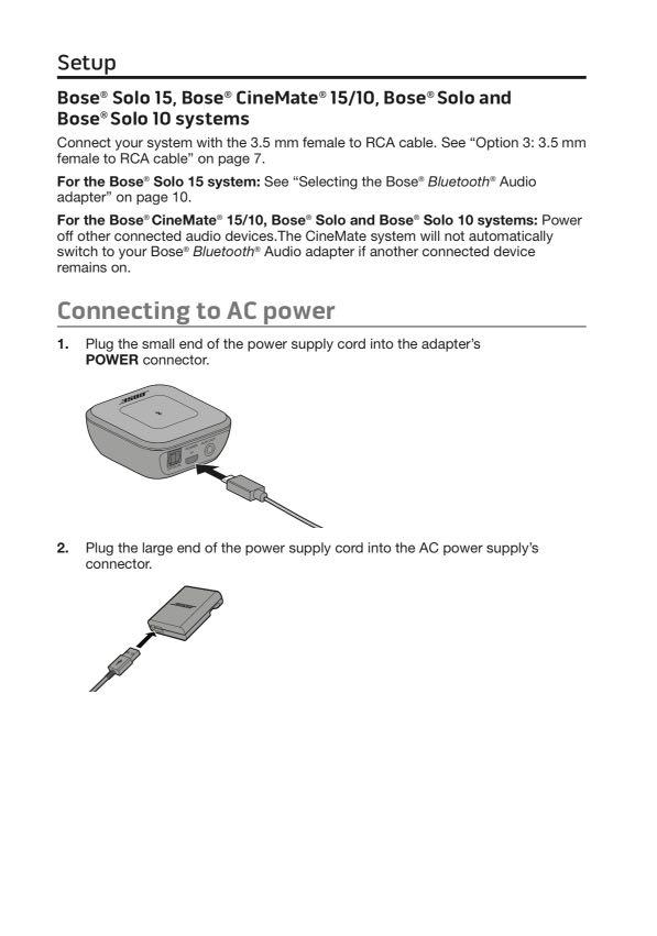 Bose® Bluetooth® Audio adapter, 家庭電器, 其他家庭電器 Carousell