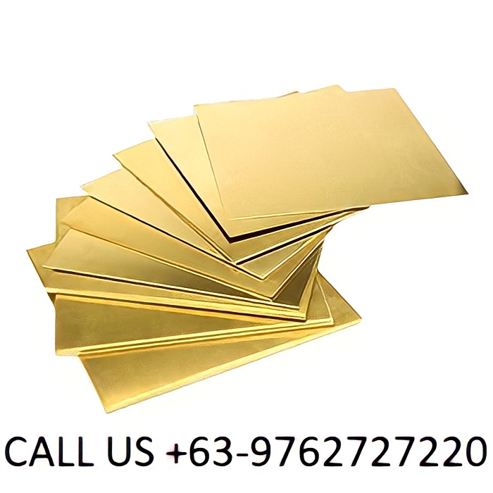 BRASS SHEET 4 X 8 X .09MM, Commercial & Industrial, Construction & Building Materials on Carousell