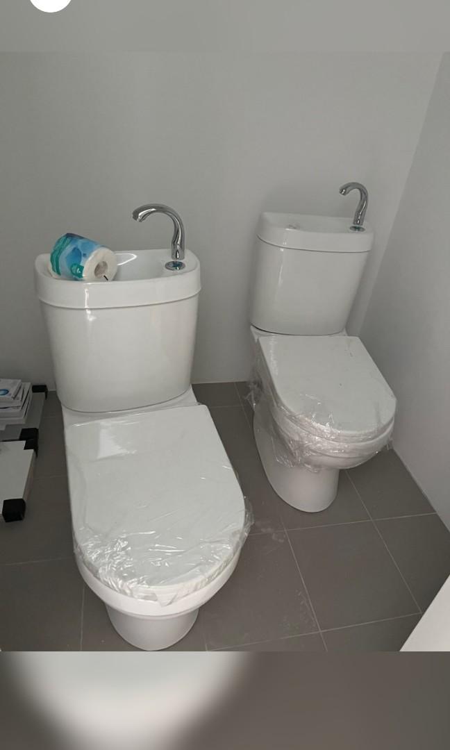 BTO Toilet Bowl and basin, Furniture & Home Living, Bathroom & Kitchen