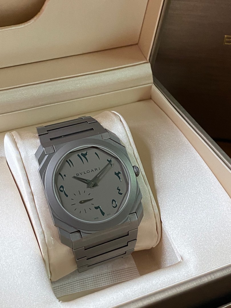 Bvlgari watch outlet arabic numerals