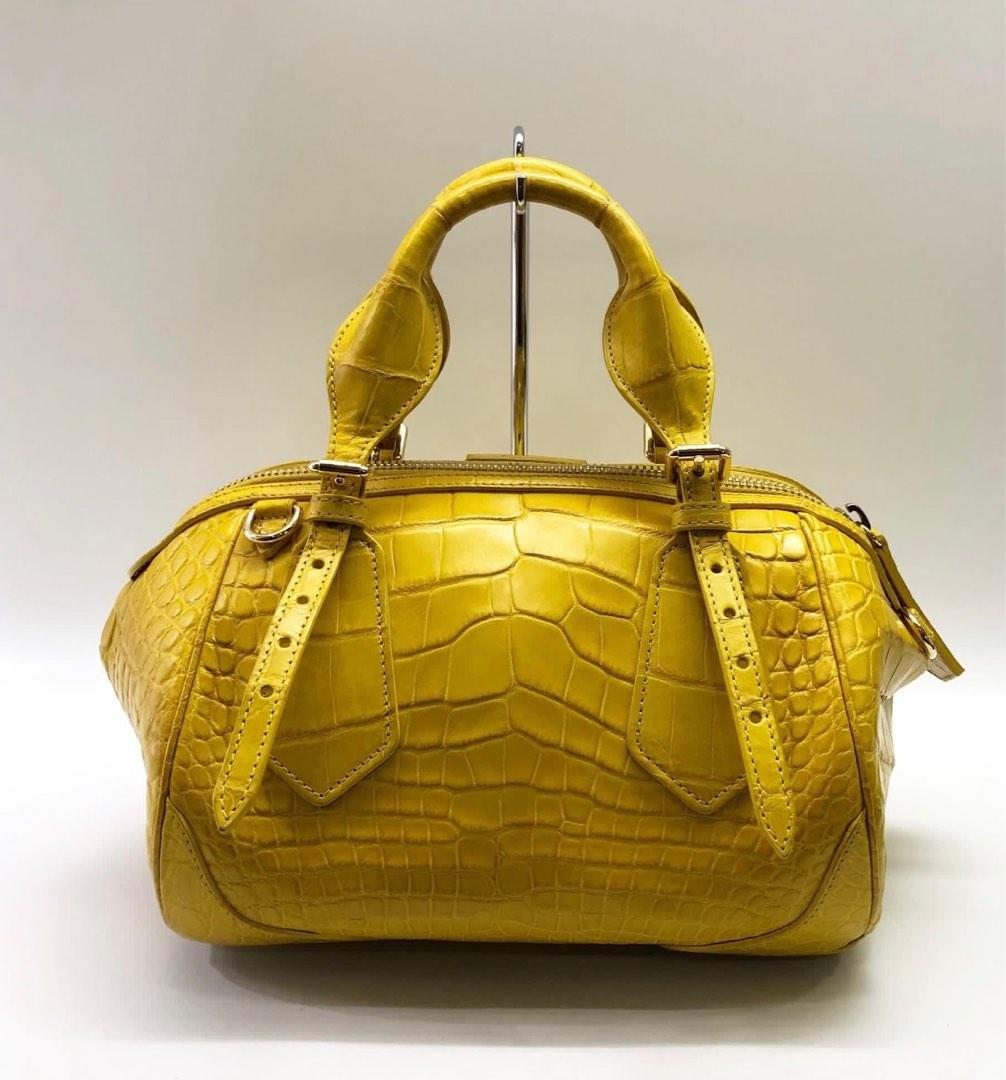 Burberry best sale alligator bag