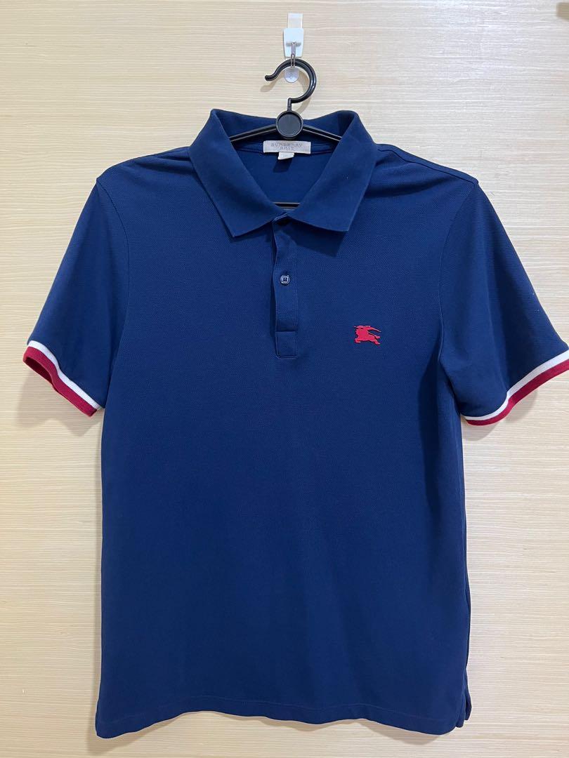 Burberry Mens Polo T Metal Logo